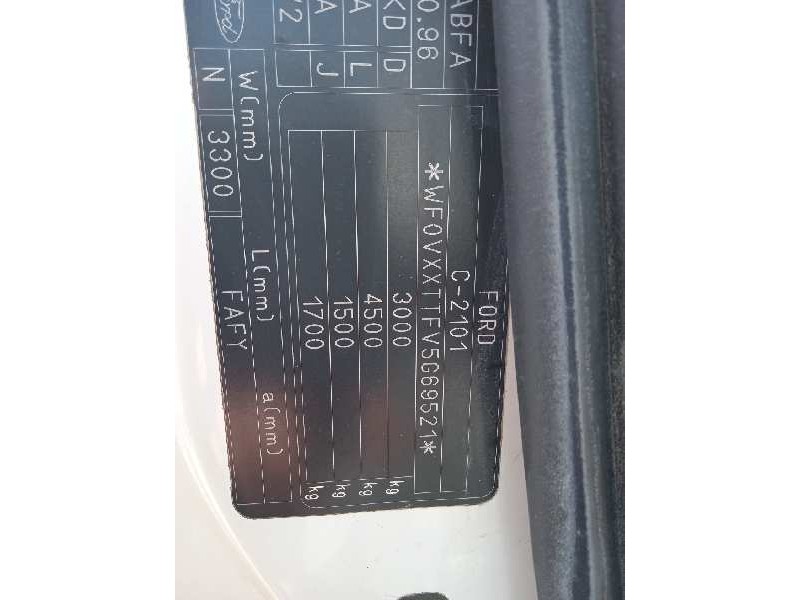 ford transit mod. 2000 combi del año 2005