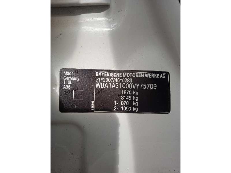 bmw serie 1 lim. (f20) del año 2014