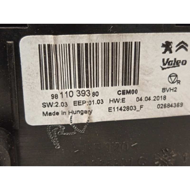 Recambio de modulo electronico para citroën c4 cactus shine referencia OEM IAM 9811039380  