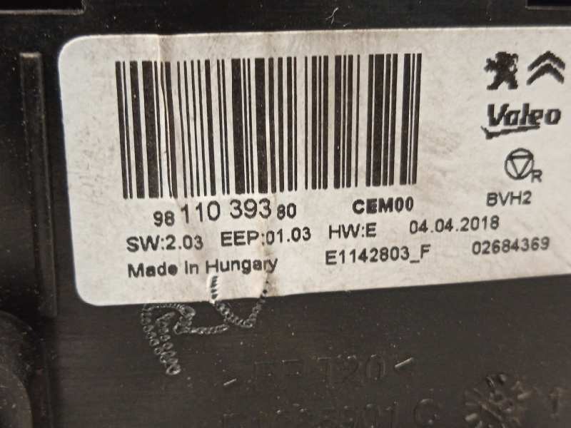 Recambio de modulo electronico para citroën c4 cactus shine referencia OEM IAM 9811039380  