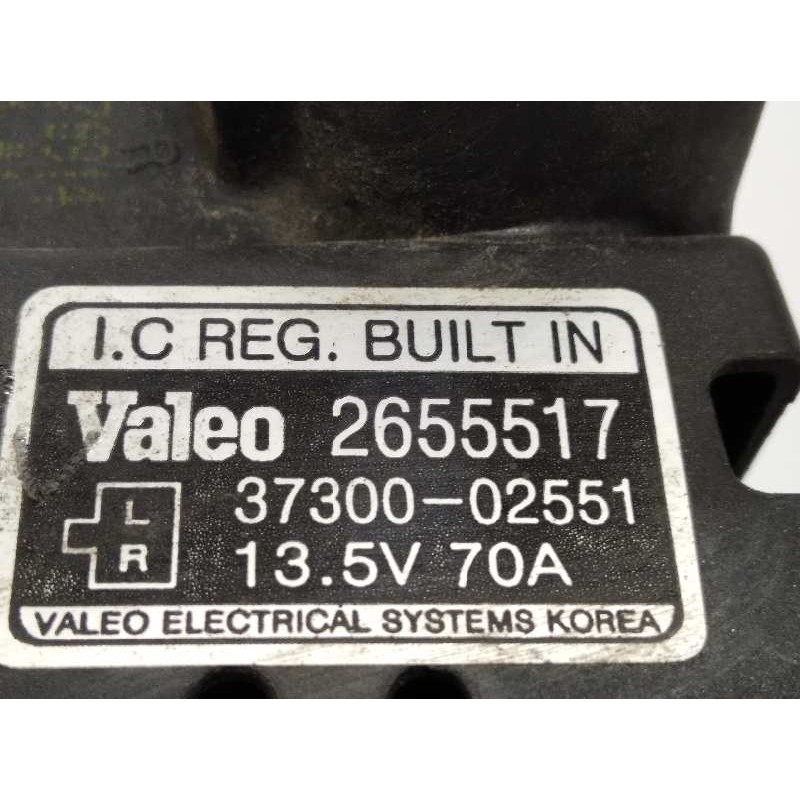 Recambio de alternador para kia picanto 1.1 cat referencia OEM IAM 3730002551  2655517