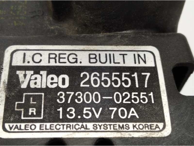 Recambio de alternador para kia picanto 1.1 cat referencia OEM IAM 3730002551  2655517