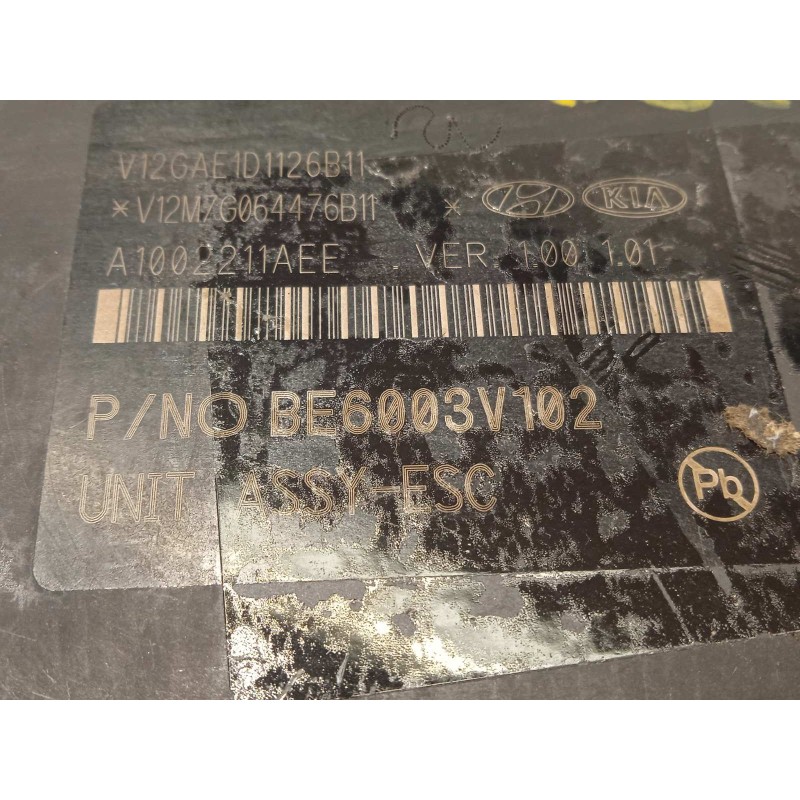 Recambio de abs para kia rio (yb) drive referencia OEM IAM 58920H8200 BE6003V102 MGH85ADBH6013V101