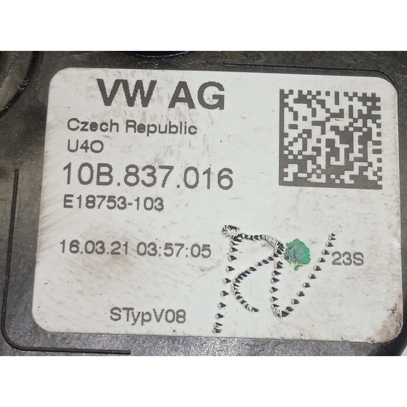 Recambio de cerradura puerta delantera derecha para volkswagen t-cross 1.0 tsi referencia OEM IAM 10B837016  