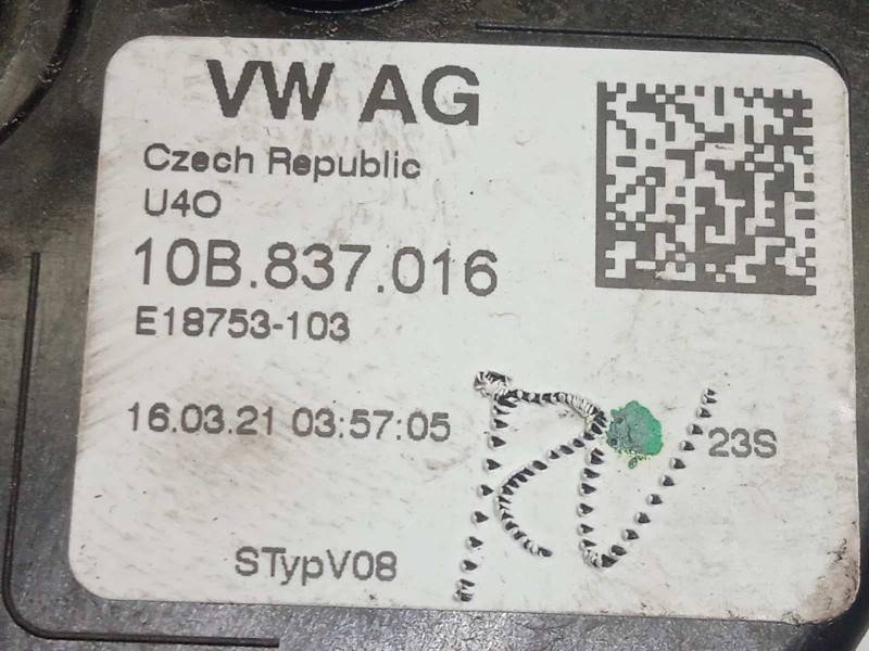 Recambio de cerradura puerta delantera derecha para volkswagen t-cross 1.0 tsi referencia OEM IAM 10B837016  
