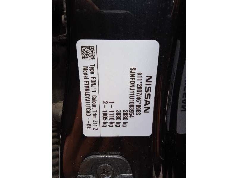 nissan qashqai (j11) del año 2014