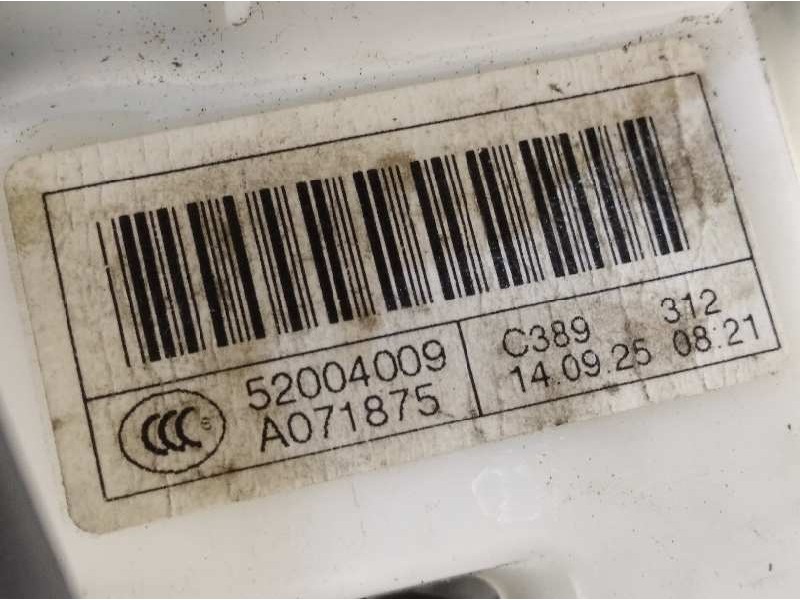 Recambio de cerradura puerta delantera derecha para fiat nuova 500 (150) blackjack referencia OEM IAM 52004009  52041737