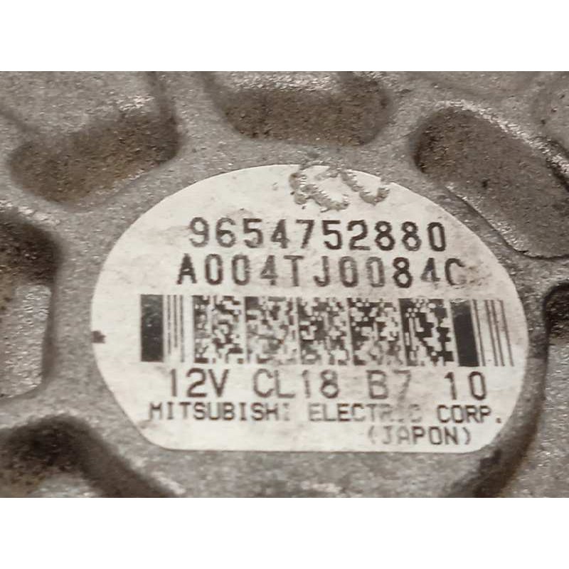 Recambio de alternador para citroën c4 picasso exclusive referencia OEM IAM 9654752880  A004TJ0084C