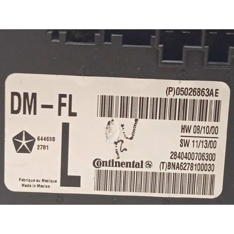 Recambio de modulo confort para lancia voyager (404) gold referencia OEM IAM 05026863AE K05026863AE P05026863AE