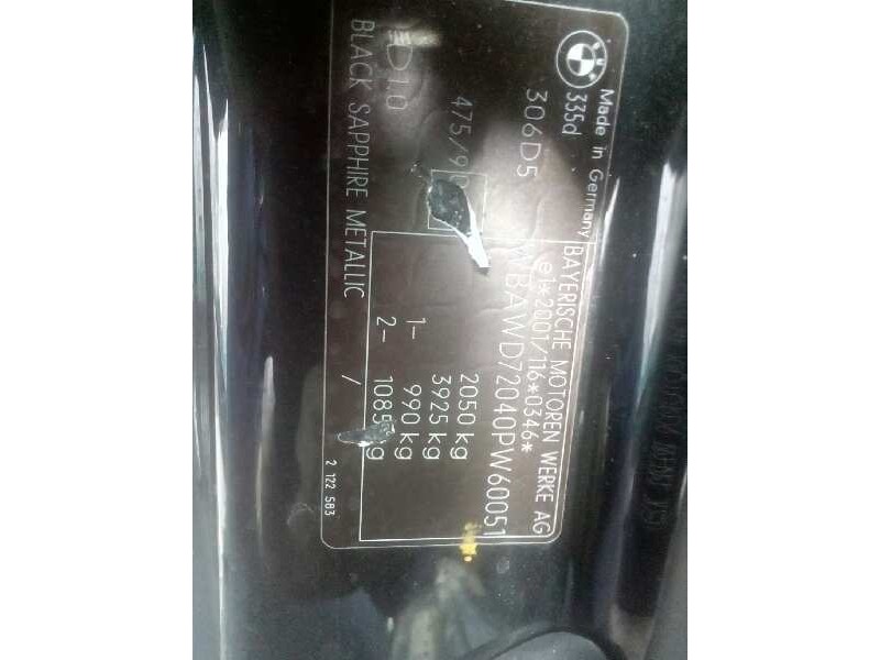 bmw serie 3 coupe (e92) del año 2007