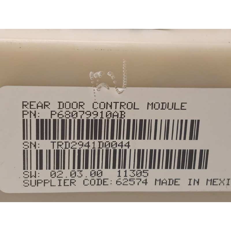 Recambio de modulo confort para lancia voyager (404) gold referencia OEM IAM P68079910AB K68079910AB 68079910AB