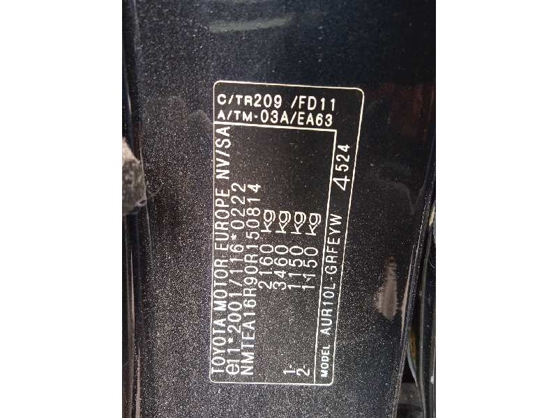 toyota corolla verso (r1) del año 2008