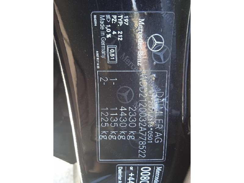 mercedes-benz clase e (w212) lim. del año 2013