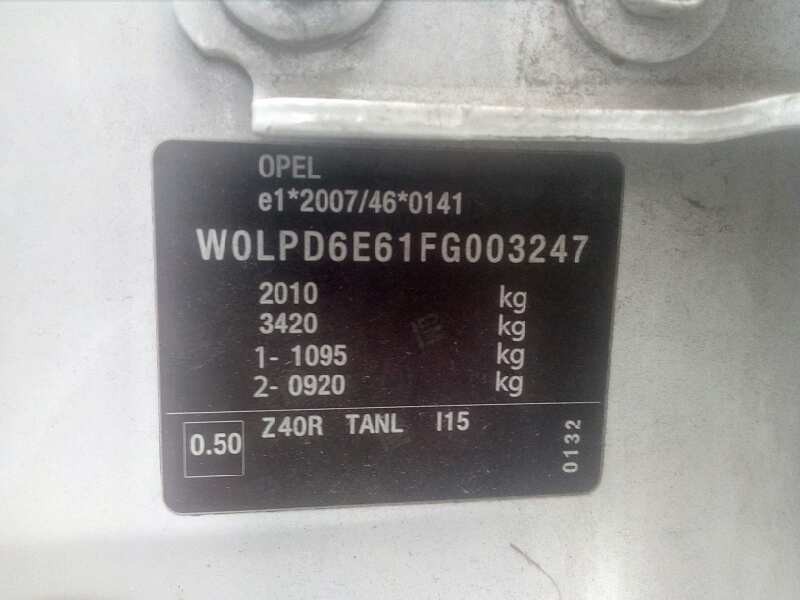 opel astra j lim. del año 2014