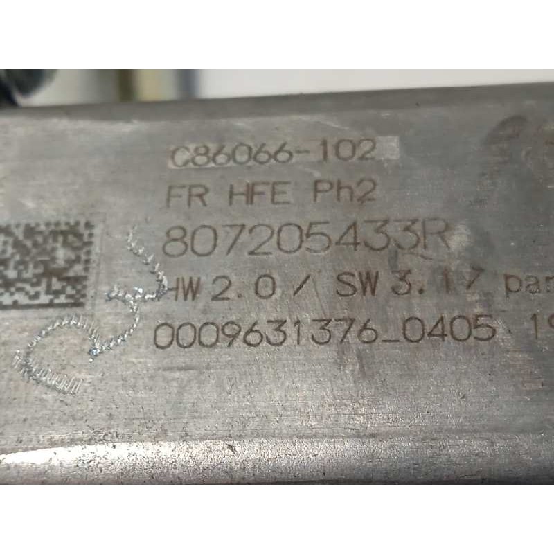 Recambio de elevalunas delantero derecho para renault kadjar 1.3 tce referencia OEM IAM 807205433R  