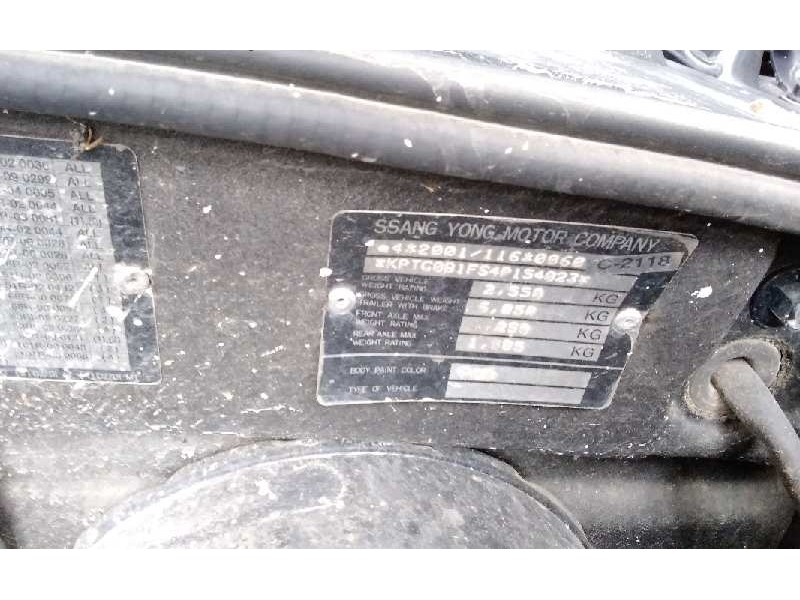 ssangyong rexton del año 2005