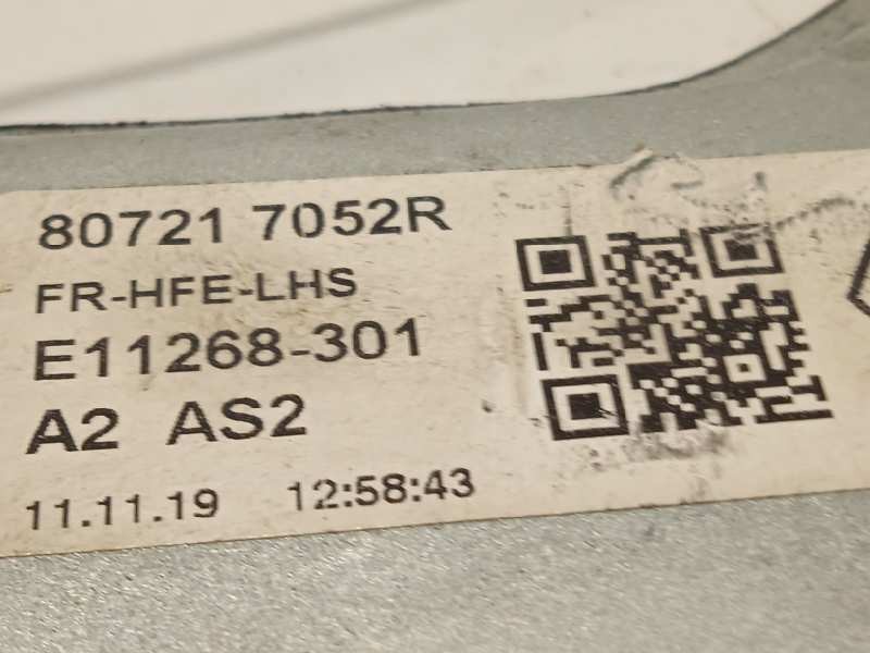 Recambio de elevalunas delantero izquierdo para renault kadjar 1.3 tce referencia OEM IAM 807217052R  