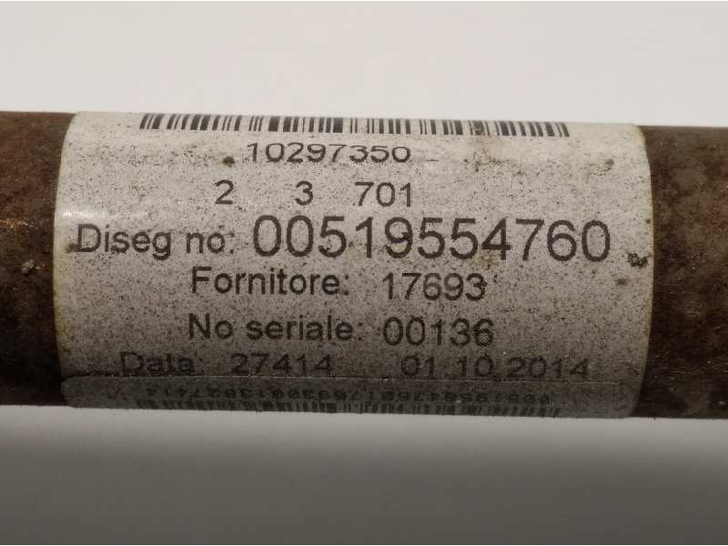 Recambio de transmision delantera derecha para fiat nuova 500 (150) blackjack referencia OEM IAM 00519554760  51955476