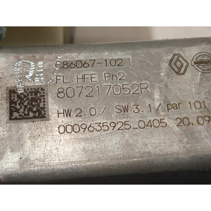 Recambio de elevalunas delantero izquierdo para renault kadjar 1.3 tce referencia OEM IAM 807217052R  