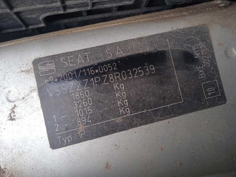 seat leon (1p1) del año 2008