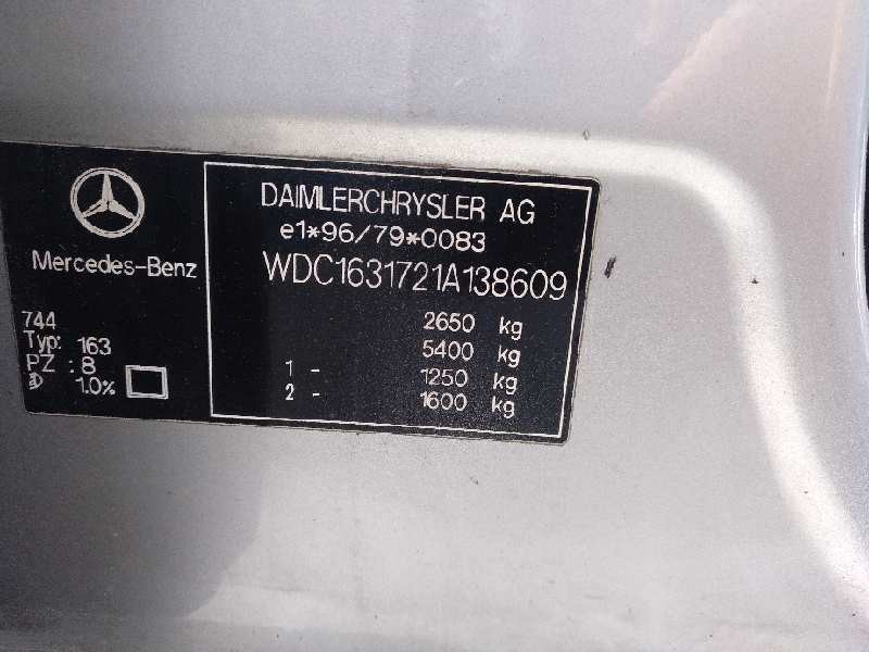 mercedes-benz clase m (w163) del año 1999