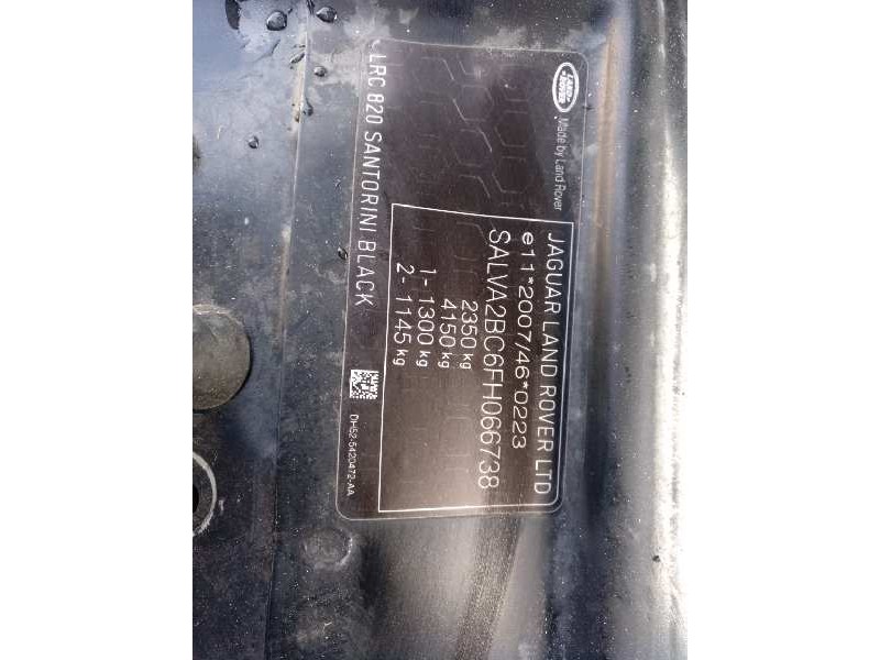 land rover evoque del año 2015