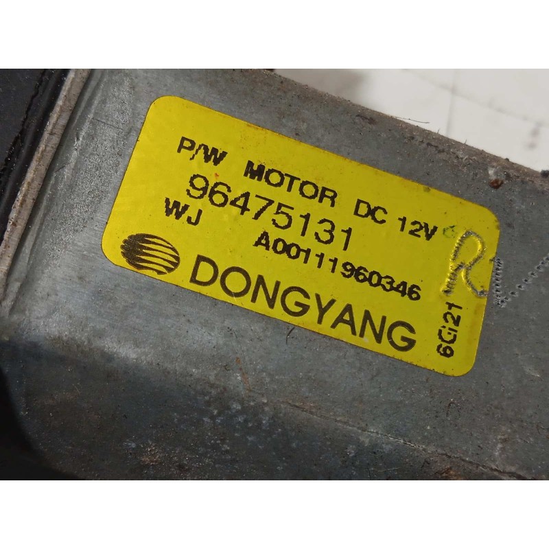 Recambio de elevalunas trasero izquierdo para chevrolet nubira wagon sx referencia OEM IAM 96475131  