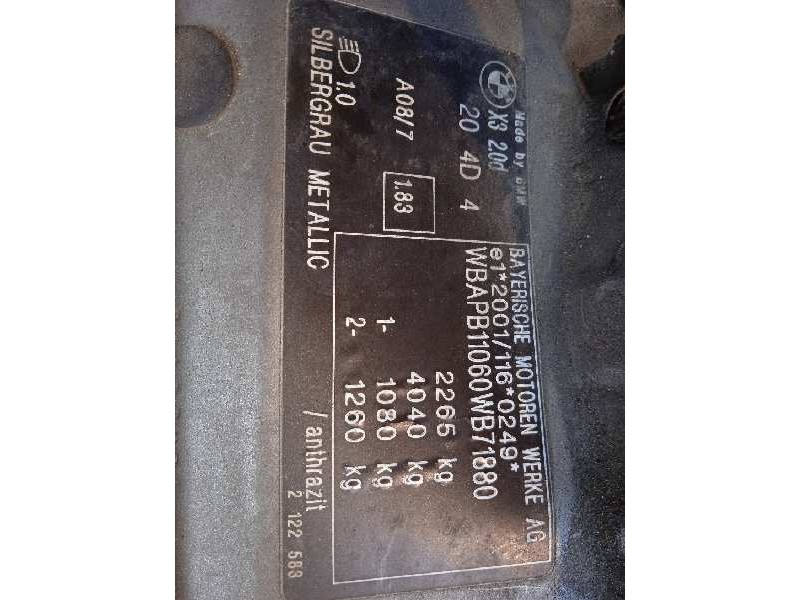 bmw x3 (e83) del año 2004