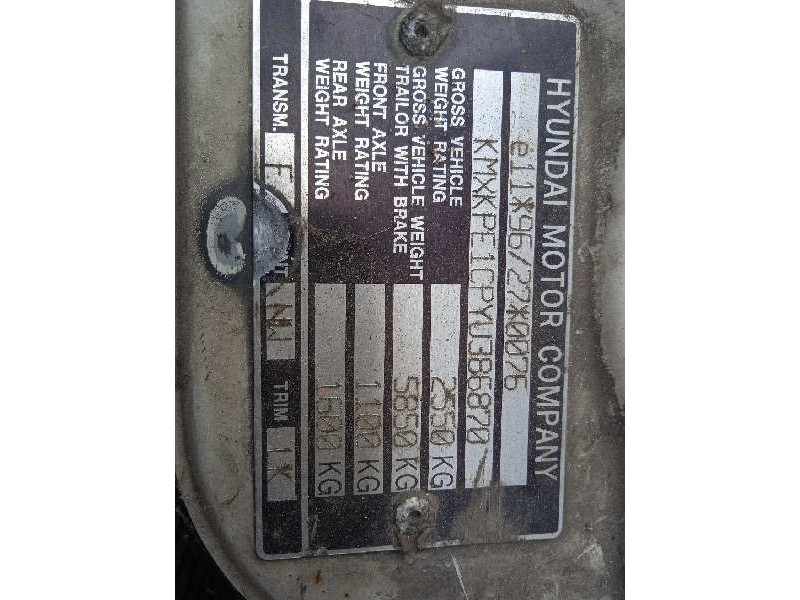 mitsubishi galloper (hyundai) del año 2000