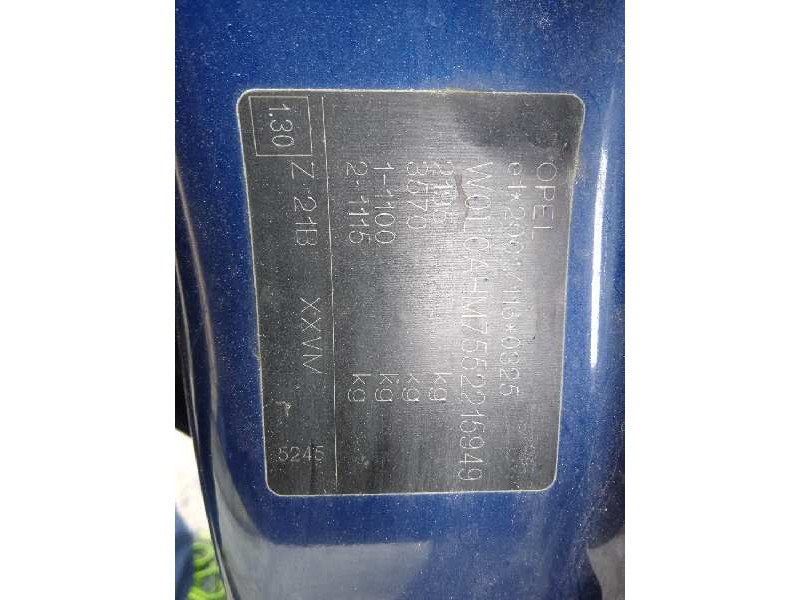 opel zafira b del año 2005