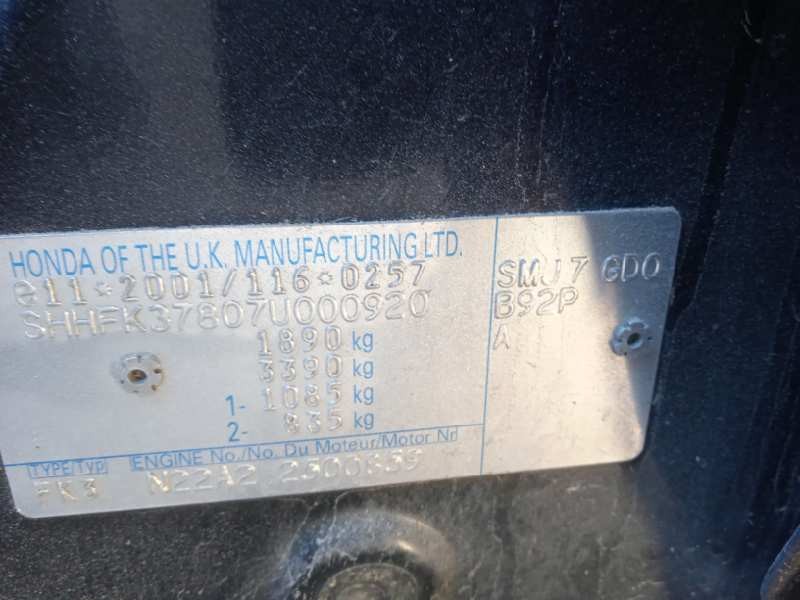 honda civic berlina 5 (fk) del año 2006