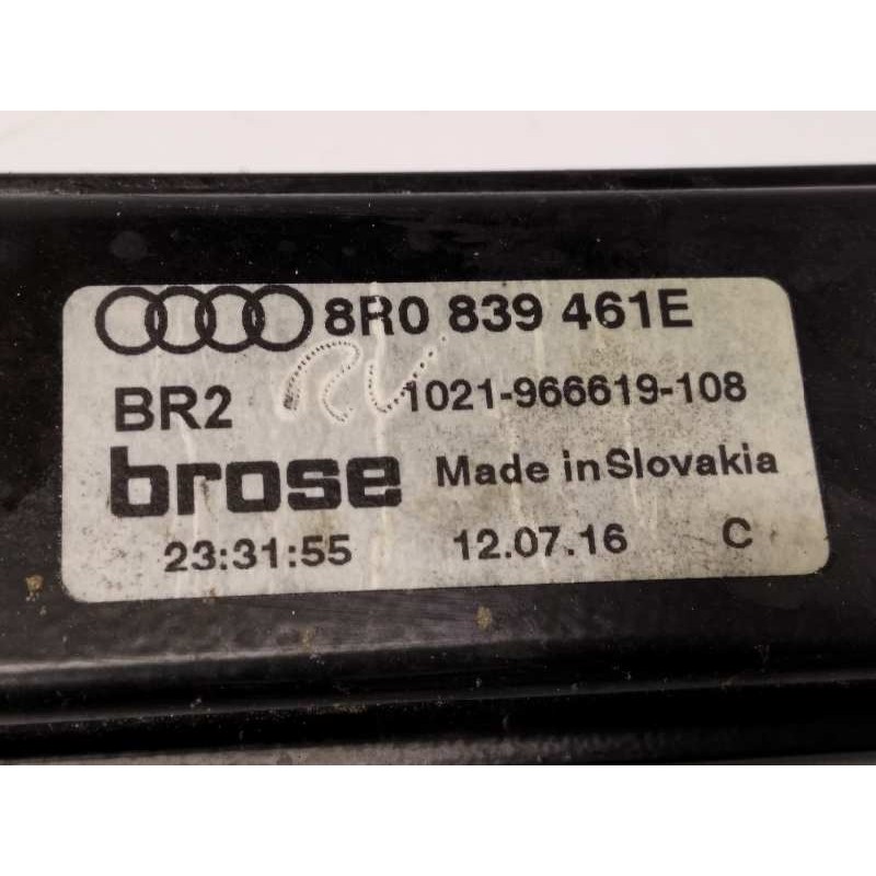 Recambio de elevalunas trasero izquierdo para audi q5 (8r) 2.0 tdi quattro (140kw) referencia OEM IAM 8R0839461E  
