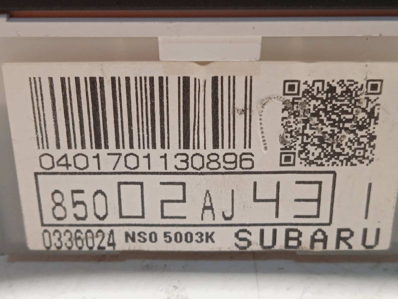 Recambio de cuadro instrumentos para subaru legacy lim. b14 limited referencia OEM IAM 85002AJ431  85021AJ201
