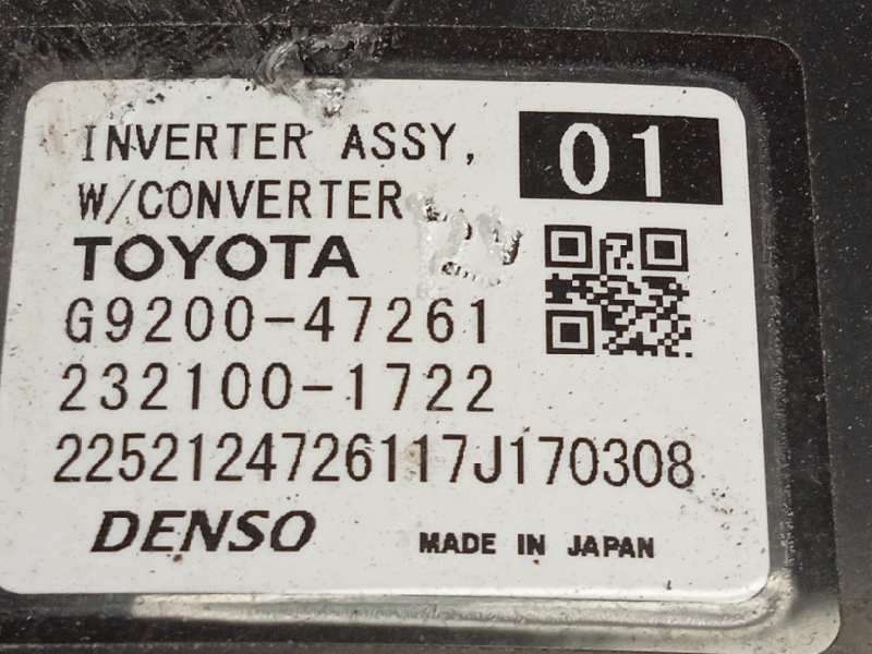 Recambio de convertidor potencia para toyota prius (zvw50) basis referencia OEM IAM G920047261 G920049115 2321001722 - Gris 4