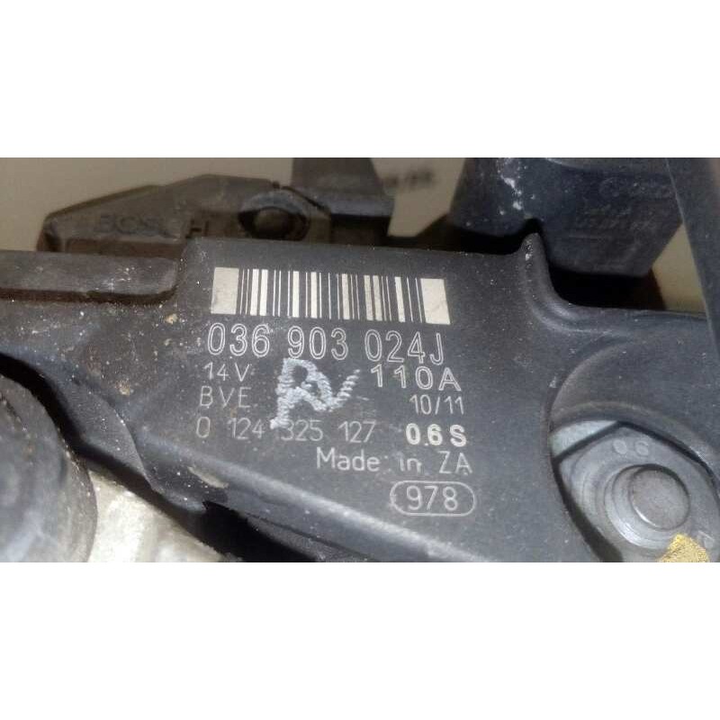 Recambio de alternador para volkswagen polo (6r1) advance referencia OEM IAM 036903024J  0124325127