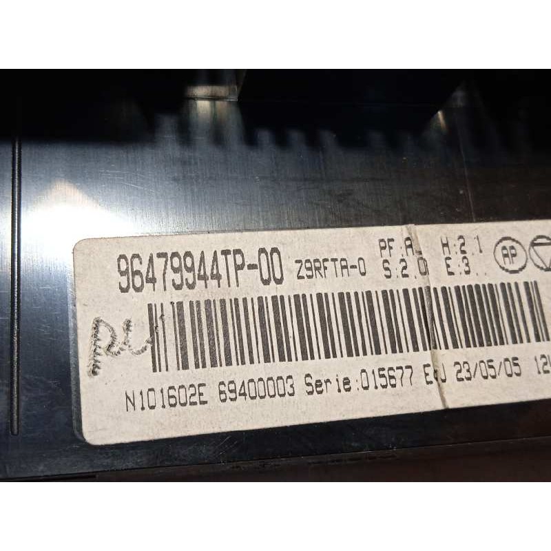 Recambio de mando climatizador para peugeot 607 (s2) ebano pack referencia OEM IAM 96479944TP  6451XW