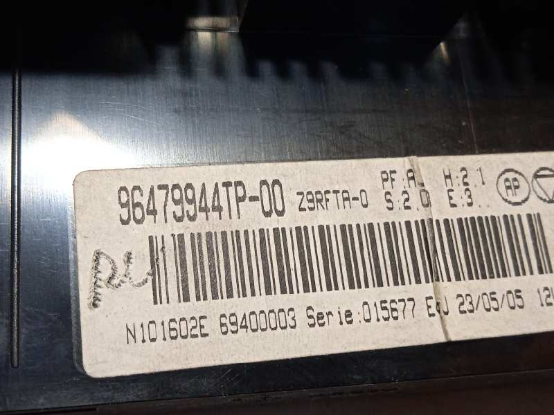 Recambio de mando climatizador para peugeot 607 (s2) ebano pack referencia OEM IAM 96479944TP  6451XW