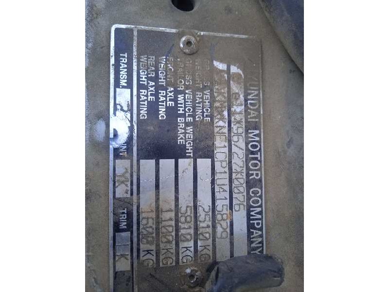 mitsubishi galloper (hyundai) del año 2001