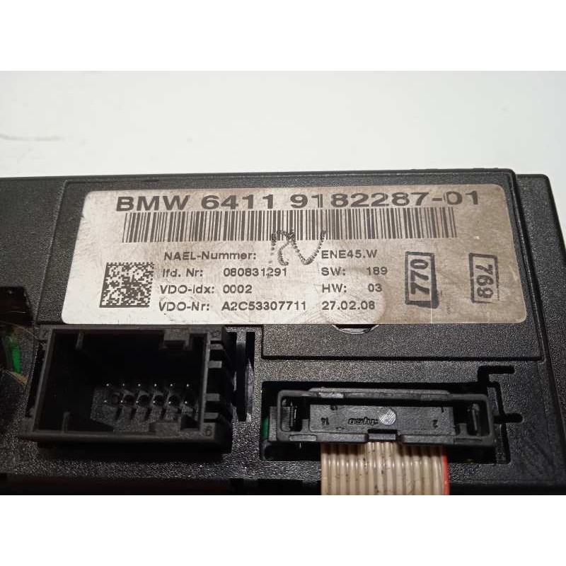 Recambio de mando climatizador para bmw serie 1 berlina (e81/e87) 118d referencia OEM IAM 64119182287  9182287