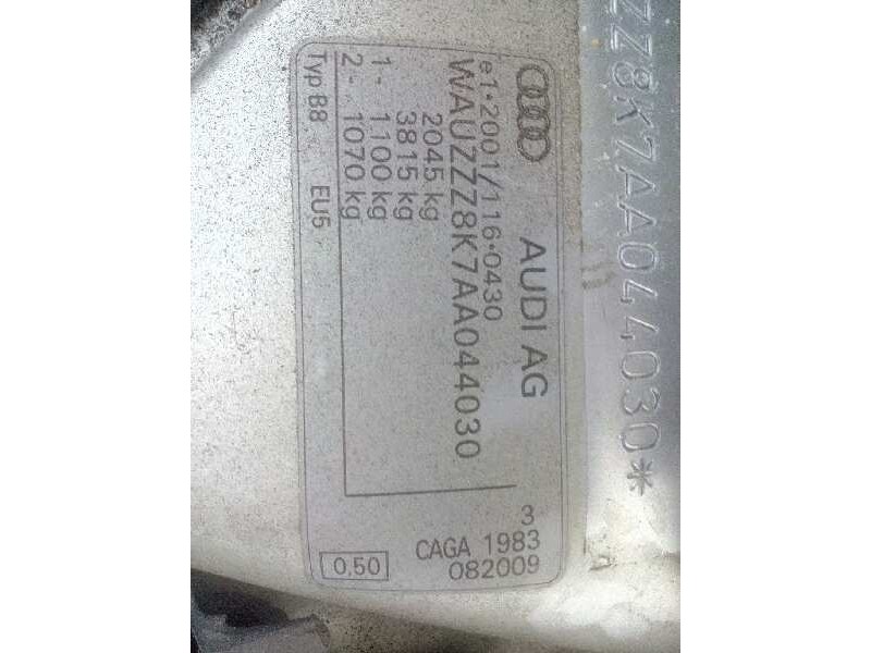 audi a4 ber. (b8) del año 2009