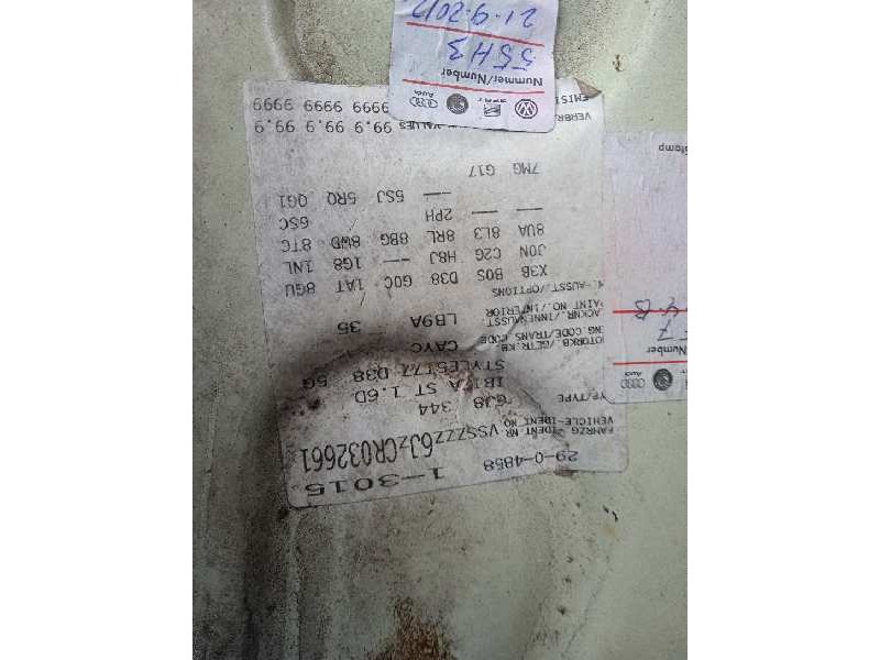 seat ibiza (6j5) del año 2011