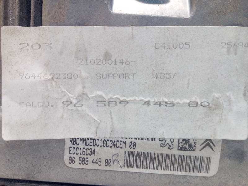 Recambio de centralita motor uce para citroën c4 berlina vtr plus referencia OEM IAM 9658944580  9644692380