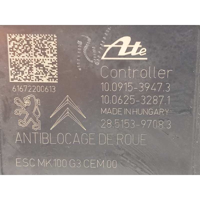 Recambio de abs para peugeot 208 allure referencia OEM IAM 9817031680 10091539473 10022007544