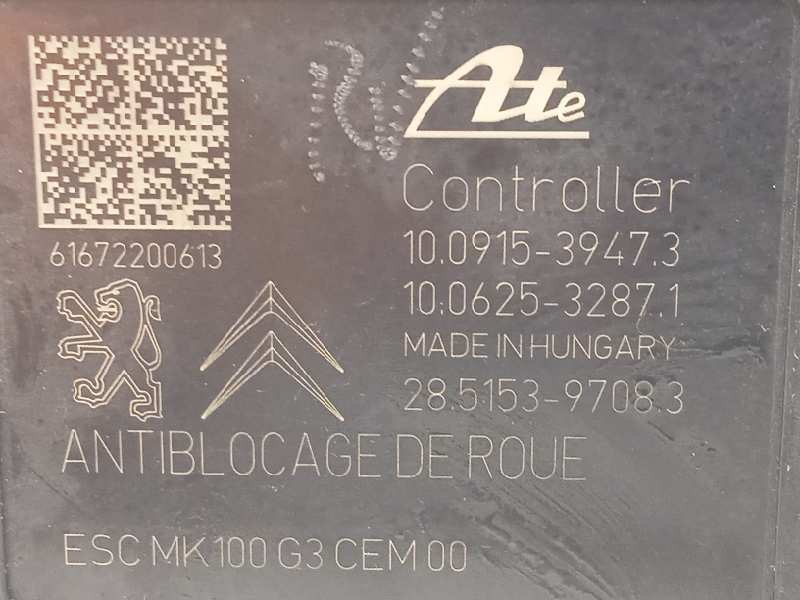 Recambio de abs para peugeot 208 allure referencia OEM IAM 9817031680 10091539473 10022007544