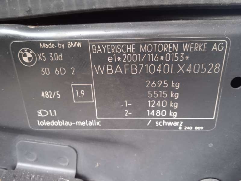 bmw x5 (e53) del año 2005