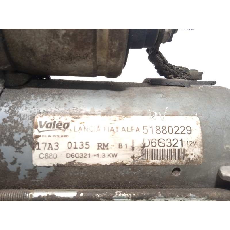 Recambio de motor arranque para peugeot bipper tepee active referencia OEM IAM 51880229  D6G321