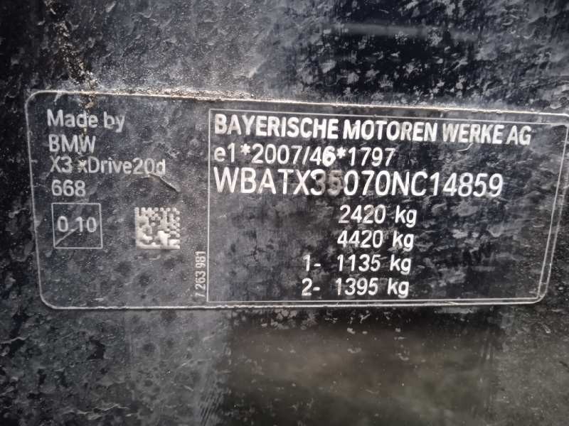 bmw serie x3 (g01) del año 2019