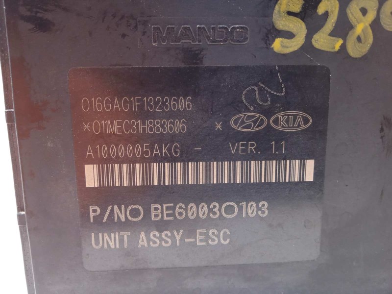 Recambio de abs para hyundai ix35 1.6 cat referencia OEM IAM 589202Y610 BE6003O103 80BH60130100
