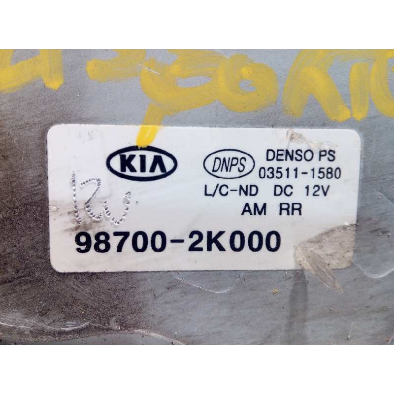 Recambio de motor limpia trasero para kia soul 1.6 crdi cat referencia OEM IAM 987002K000  