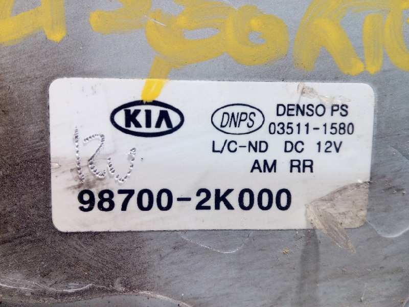 Recambio de motor limpia trasero para kia soul 1.6 crdi cat referencia OEM IAM 987002K000  